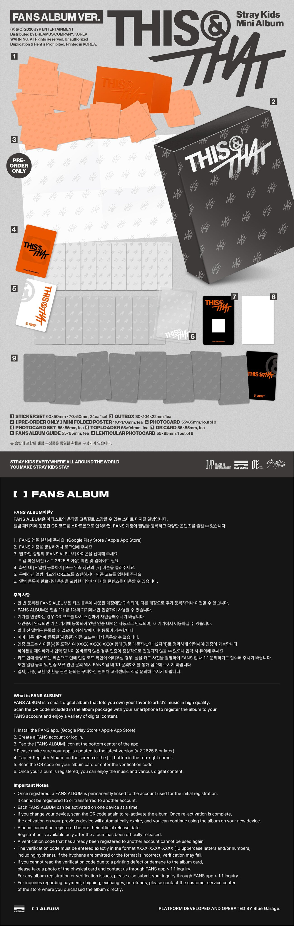 Альбом Stray Kids - THIS & THAT [FANS ALBUM VER.] | с подарками