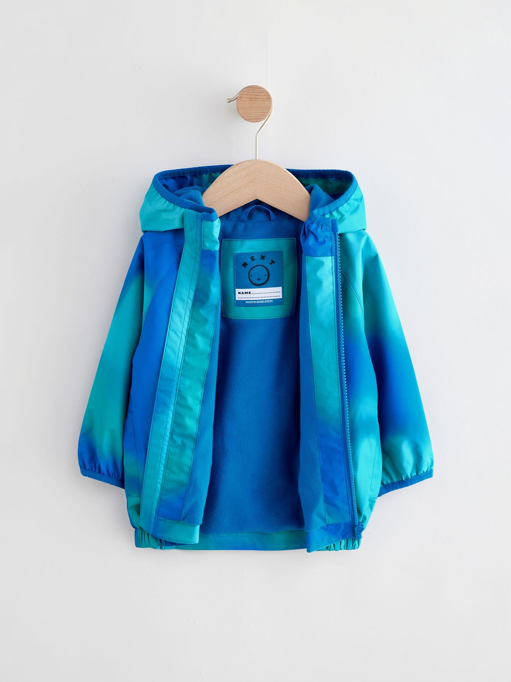 Куртка непромокаемая с капюшоном для мальчика Next AT9-044, Ярко-синий