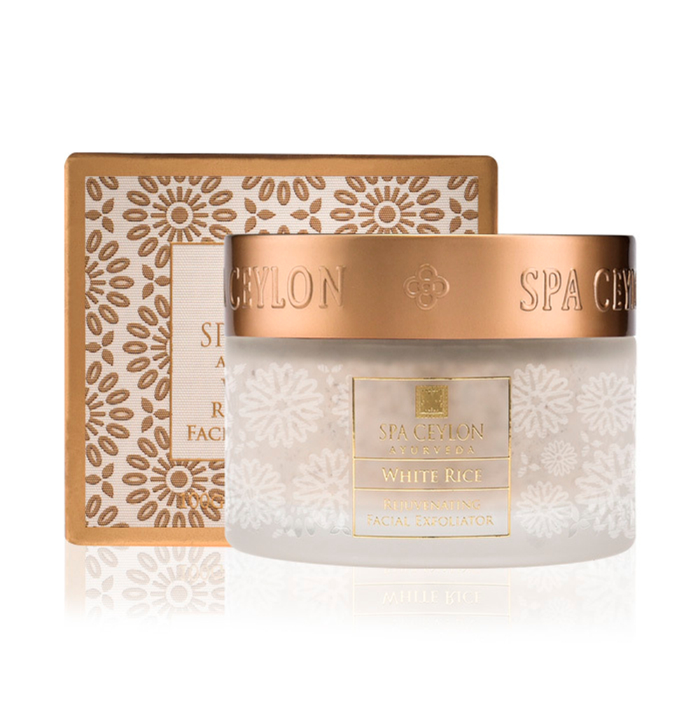 Омолаживающий скраб для лица "БЕЛЫЙ РИС"
