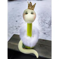 Игрушка ручной работы «Змейка королевская» / 29 - 30см Игрушка ручной работы «Змейка королевская» / 29 - 30см