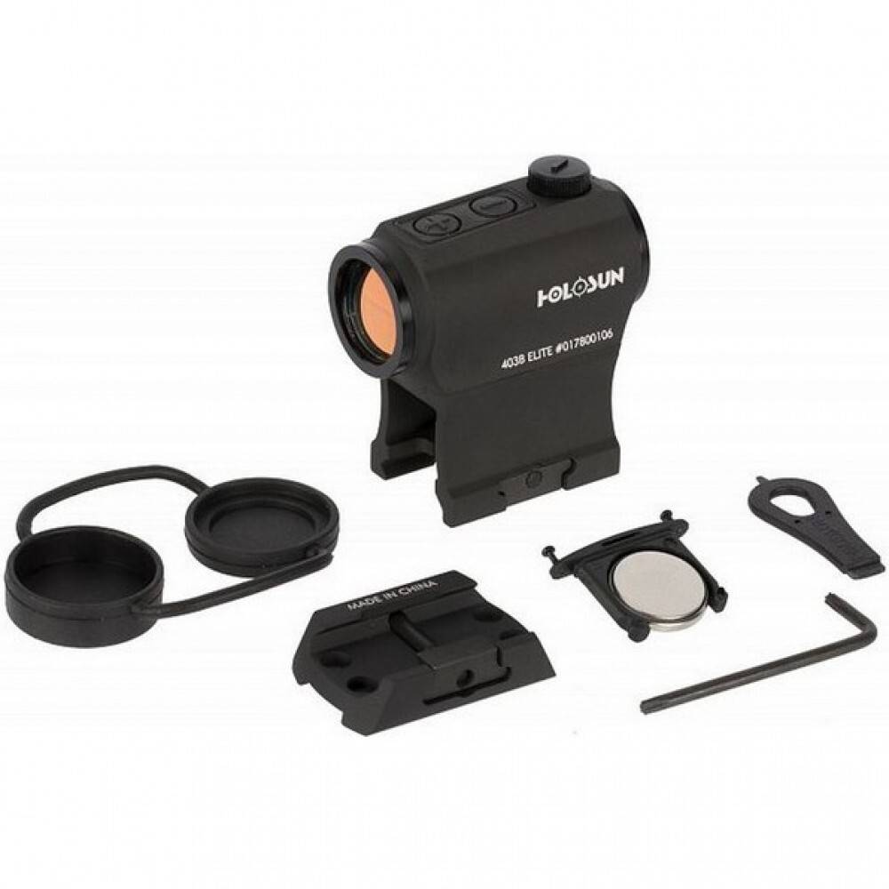 Коллиматорный прицел HOLOSUN MICRO ELITE HE403B-GR (закрытый, 2 МОА, точка зеленая, вивер, IP67)