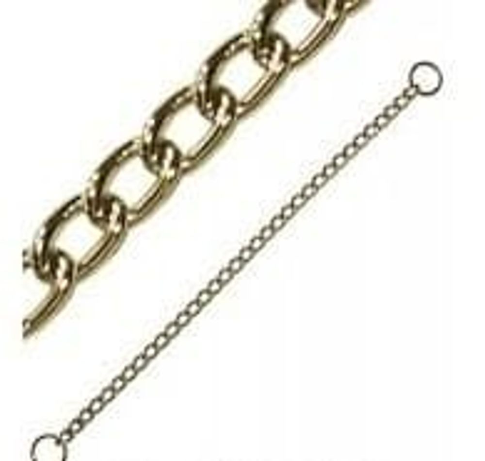 ЦЕПЬ РЫВКОВАЯ ЗОЛОТАЯ HYN2550 2,5мм 50см