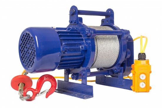Лебедка TOR ЛЭК-300 E21 (KCD) 300 кг, 380 В с канатом 30 м