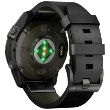 Умные часы Garmin EPIX Pro Gen 2 Sapphire Carbon Gray Black Leather Band 47mm