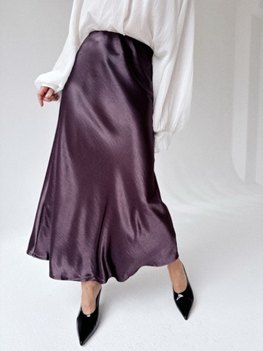 Юбка атласная CLARA