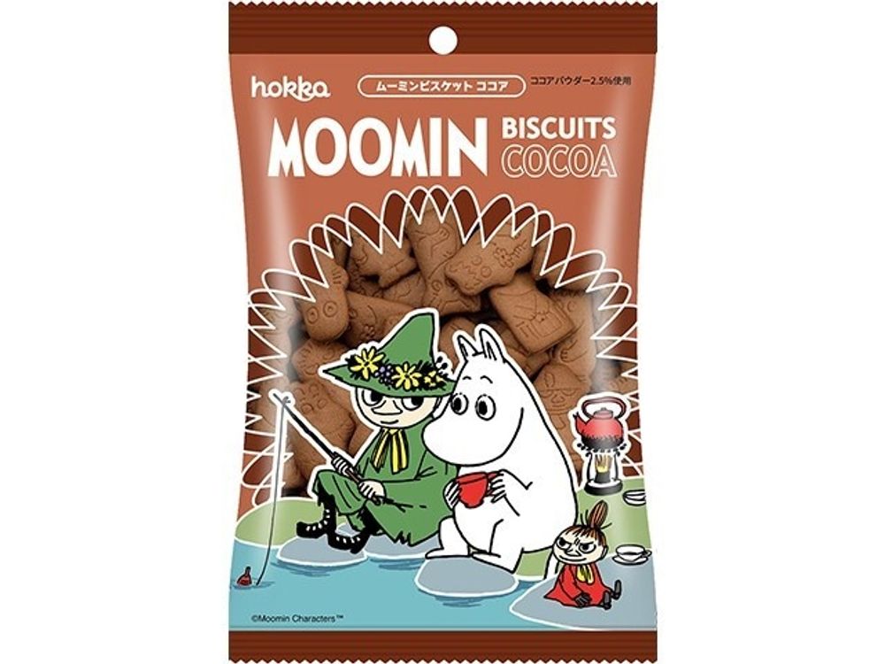 Печенье Муми-тролль с какао Hokuriku, 60 гр. 1/20