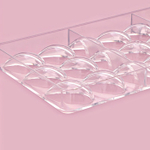 Форма для конфет поликарбонат «Кофейные зерна», 33×16.2 см, 21 ячейка