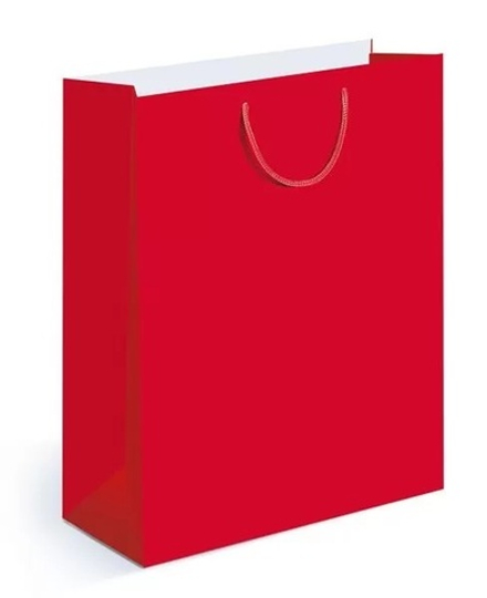 Пакет подарочный, Красный, 32*26*13 см, 1 шт.