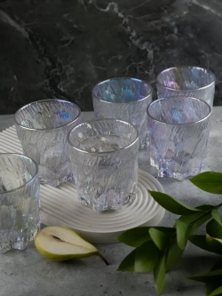 Набор стаканов для виски, 260 мл. 6 шт.Перламутровый лед