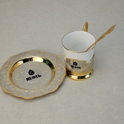 Набор кофейный "Нефть" (Златоуст)