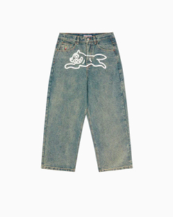 Джинсы ICECREAM Running Dog Patch Tripple Scoop Denim Pant