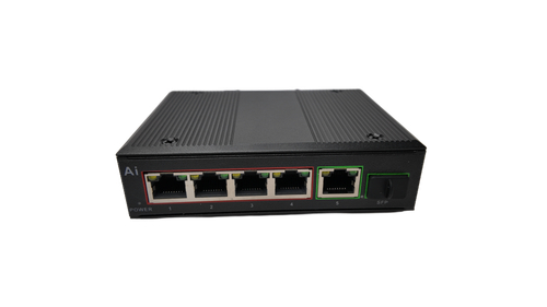 Промышленный коммутатор PoE G0411GPI-SFP на 4 порта 4+1+1SFP