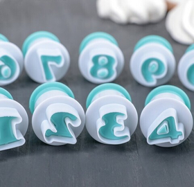 Набор плунжеров кондитерских "Цифры", 10 шт