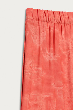 ZARA X MARISA BERENSON БРЮКИ ИЗ ВИСКОЗЫ, КРАСНЫЙ/ОРАНЖЕВЫЙ