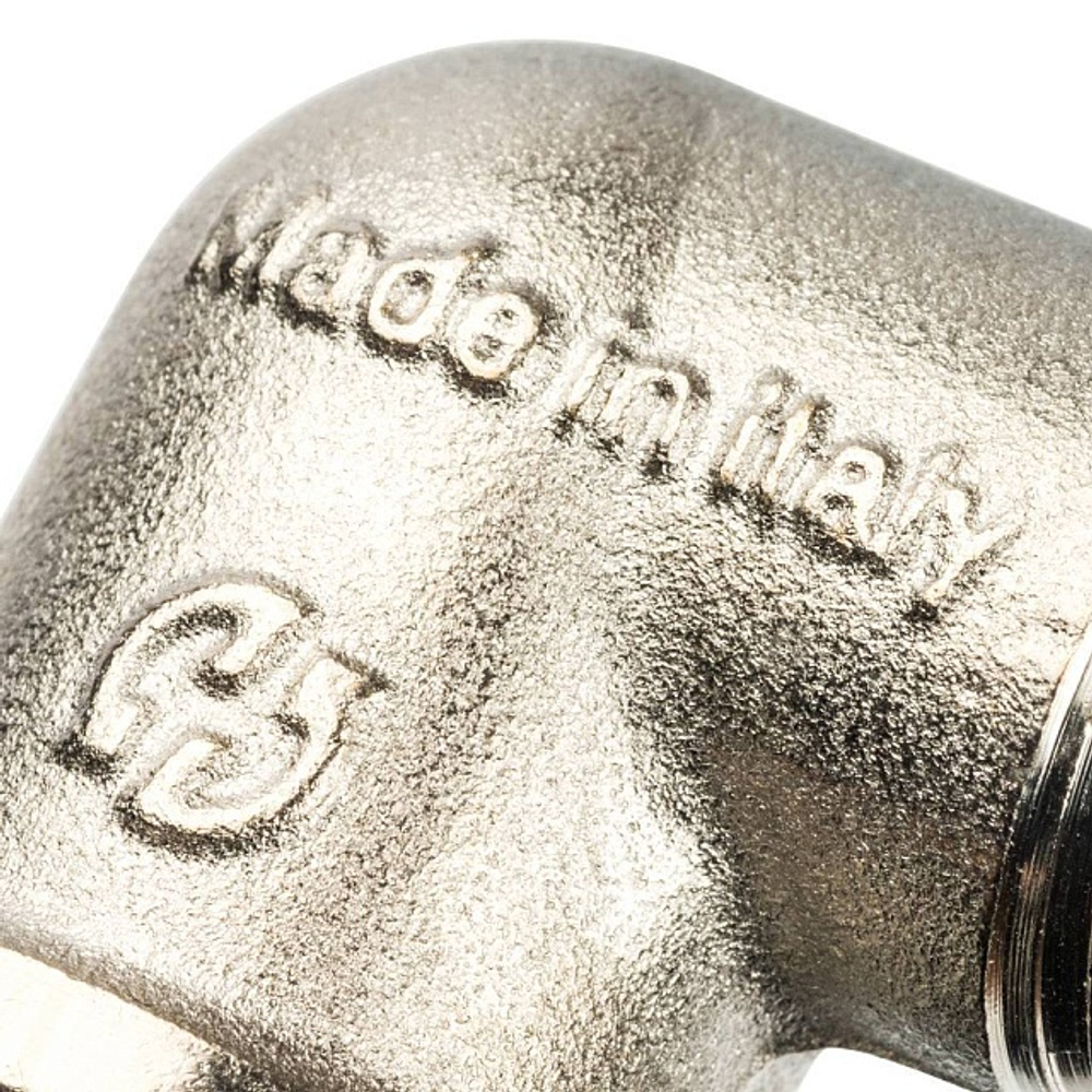 Переход с внутренней резьбы на наружную угловой STOUT SFT 0012 - 1/2" (латунь никелированная)