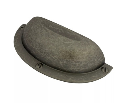 ручка РАКУШКА 64мм  античный цинк   1706411 AP  DV