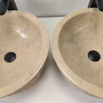 Раковина из мрамора ПАРА! Drum Cream Marmo DM-62888 45*45*16 105