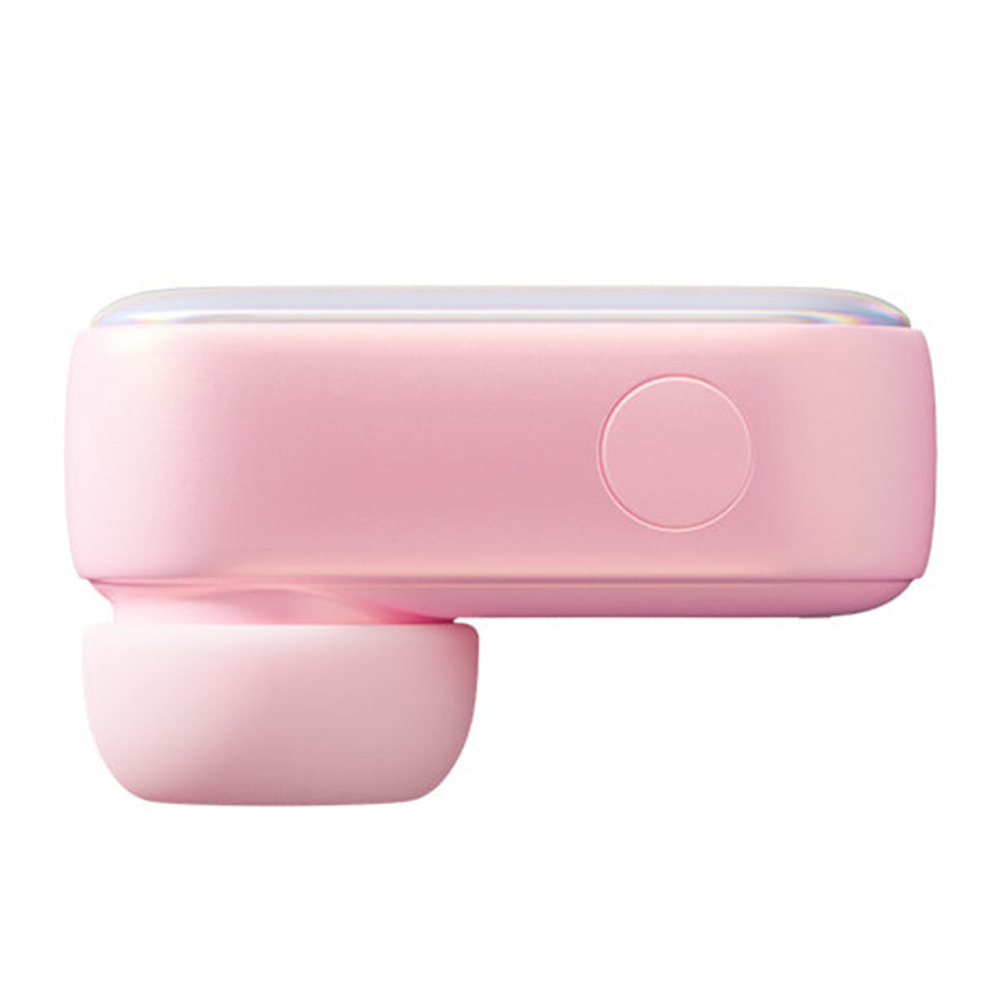 Розовый вакуумный стимулятор 5,3см клитора с управлением через приложение BeYourLover Alggie Earphone BX033B