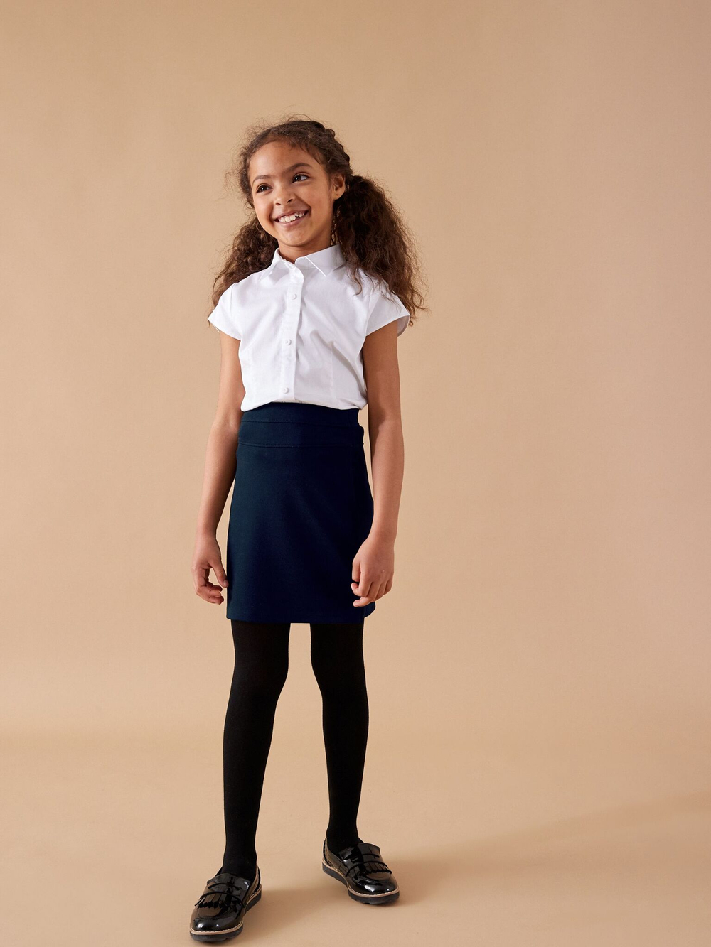 Юбка школьная для девочки Next 950-071, Темно-синий
