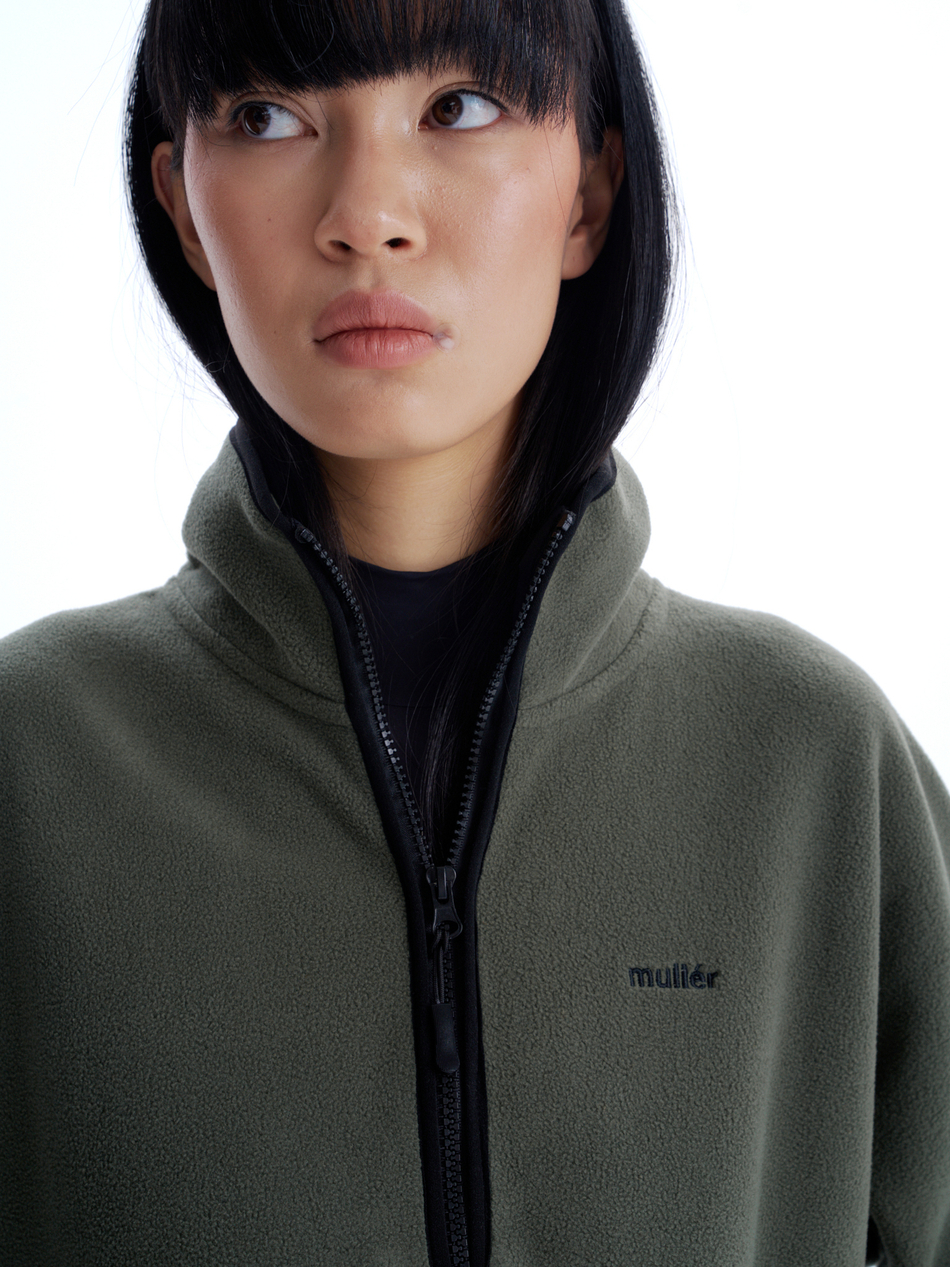 Анорак флисовый хаки