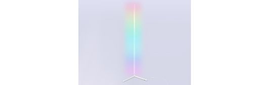 Светильник светодиодный напольный 20W RGB с пультом FL8025 WH белый LED D32*1650 (ПДУ РАДИО 2.4G) Comfort LineTech Ambrella