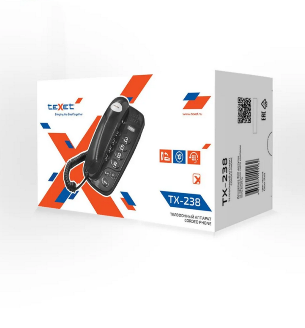 Проводной телефон Texet TX-238