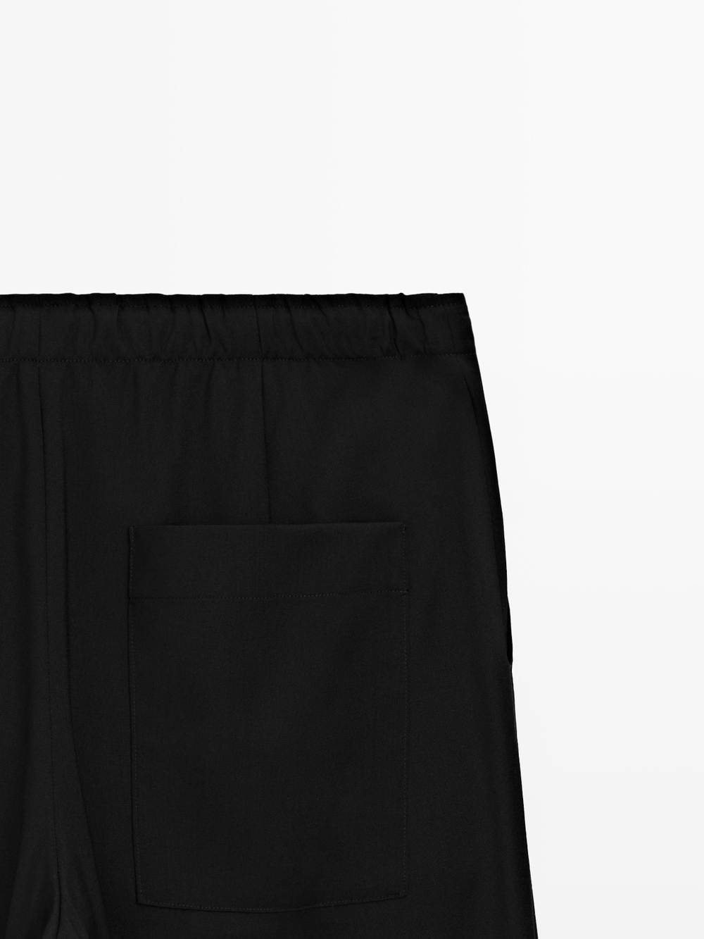 Massimo Dutti Джинсы Barrel Fit свободного кроя, черный