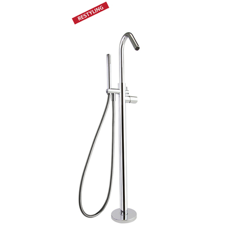 Напольный смеситель для ванны с душевым комплектом TZAR 348503MO