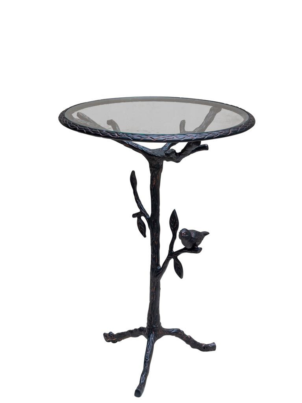 Стол "Птица" 68х49см Алюминий,стекло