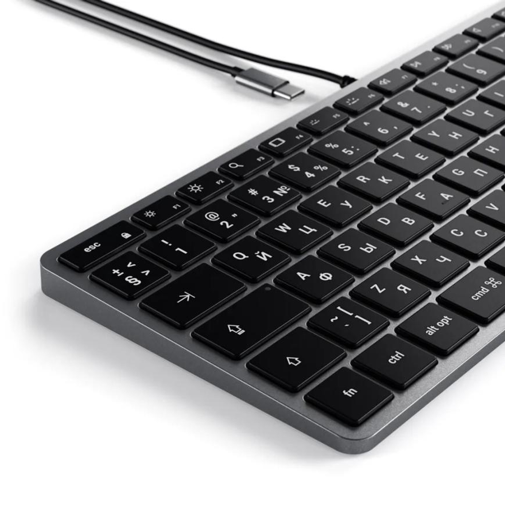 Проводная клавиатура Satechi W1 (USB-C) Русская раскладка
