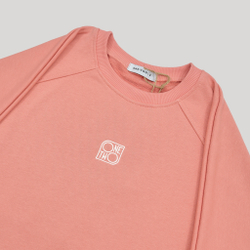 Raglan Sweatshirt LOGO Coral Haze