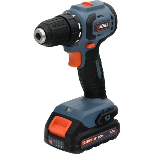 Дрель аккумуляторная SENIX PDDX2-M3-EU, 2акб, зу, кейс