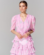 Блуза из премиального шифона