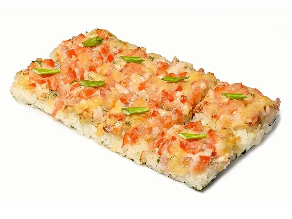 Суши пицца с морепродуктами