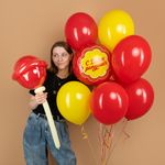 Шар (18''/46 см) Круг, С Днем Рождения, 1 шт. в уп.