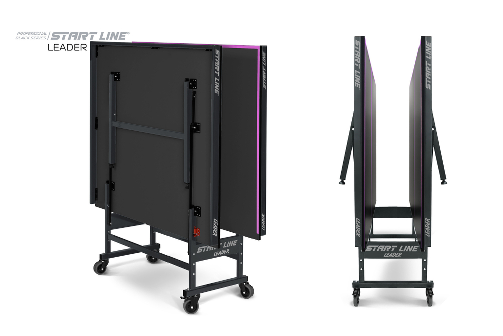 Стол теннисный Leader Black