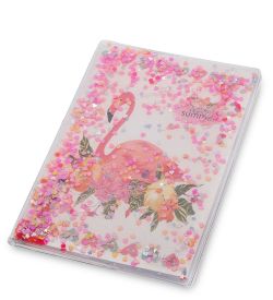 NB-49/ 5 Блокнот «Фламинго» с плавающими пайетками