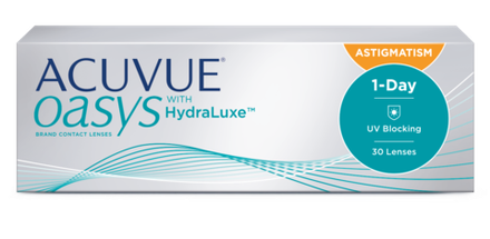 ACUVUE OASYS with HydraLuxe for ASTIGMATISM