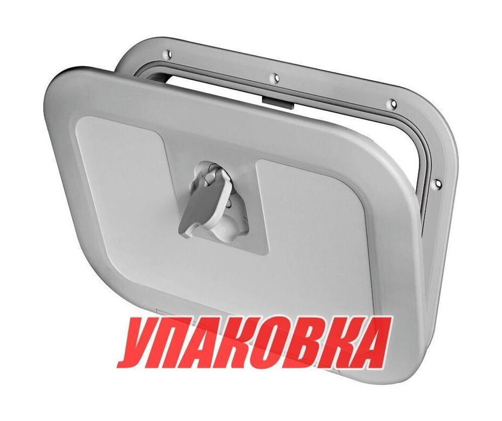 Люк смотровой 280 х 380 мм, серый (упаковка из 2 шт.)