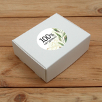 Наклейка стикер глянцевая круглая 40 мм 150 шт "Спасибо Обняли Приподняли"