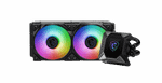 Водяное охлаждение для CPU MSI MPG CORELIQUID K240 V2. Socket Intel/AMD, 4pin, Fan 2x120см, ARGB