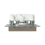 Механизм розетки, 16А, без заземления, без шторок, шампань Эпика EKF