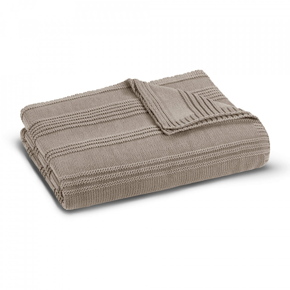Плед 130x170 L'appartement Molly Throw warm grey дым