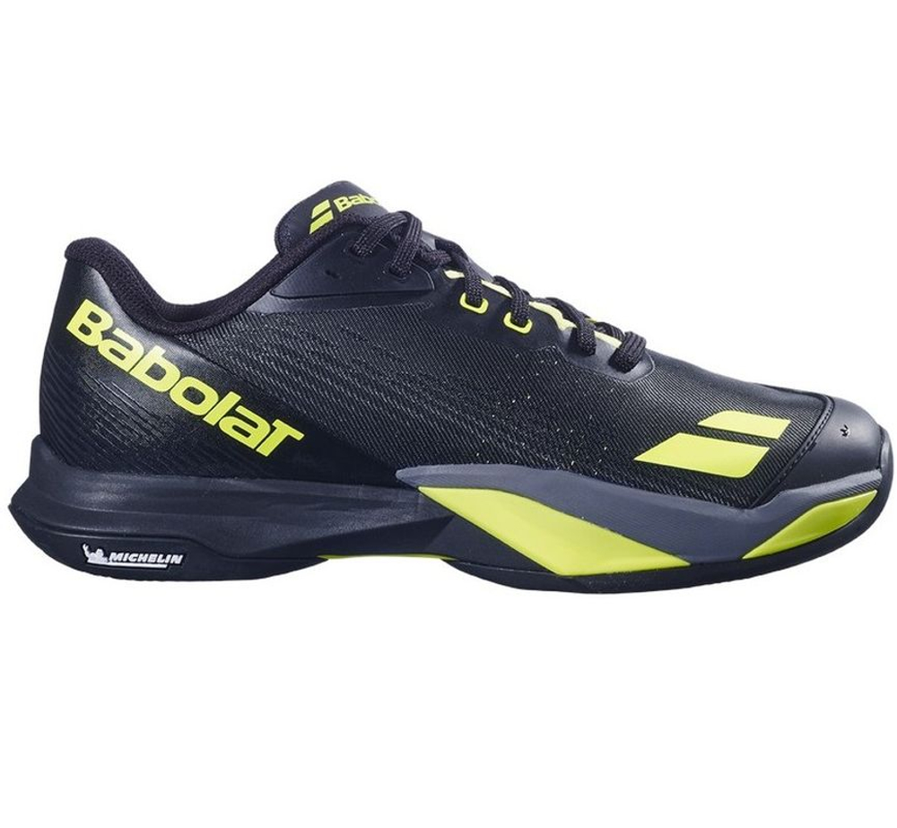Мужские теннисные кроссовки Babolat Jet Mach 4 Clay - black/aero