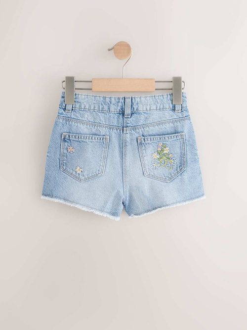 Шорты джинсовые для девочки Next E35-575, Голубой