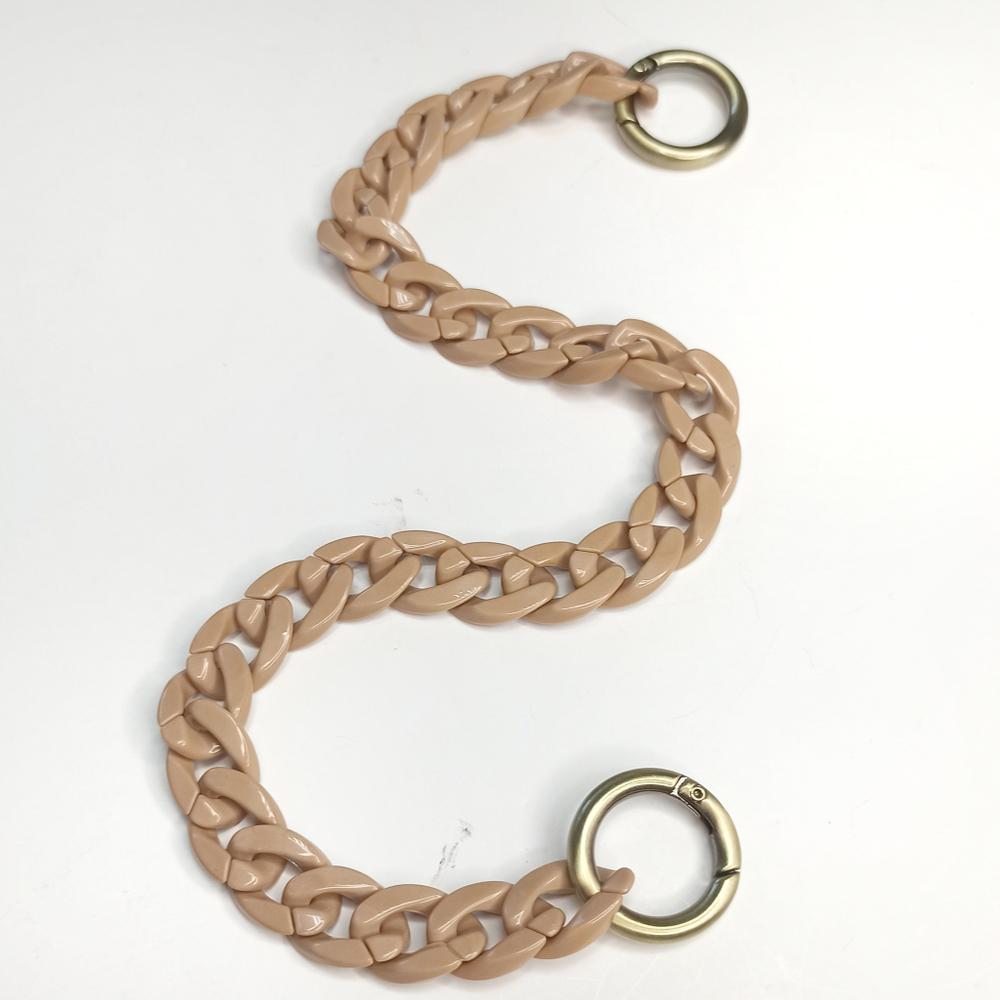 Ручка цепь пластиковая Карамель