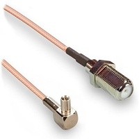 Пигтейл переходник для усилителей интернет TS9-F female толст, 30cm