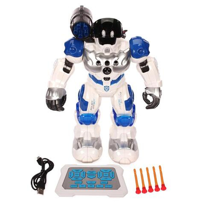 Робот на ДУ (Танцует, двиг-ся во всех напр-х, с подсветкой и звук.эф), коробка ZYA