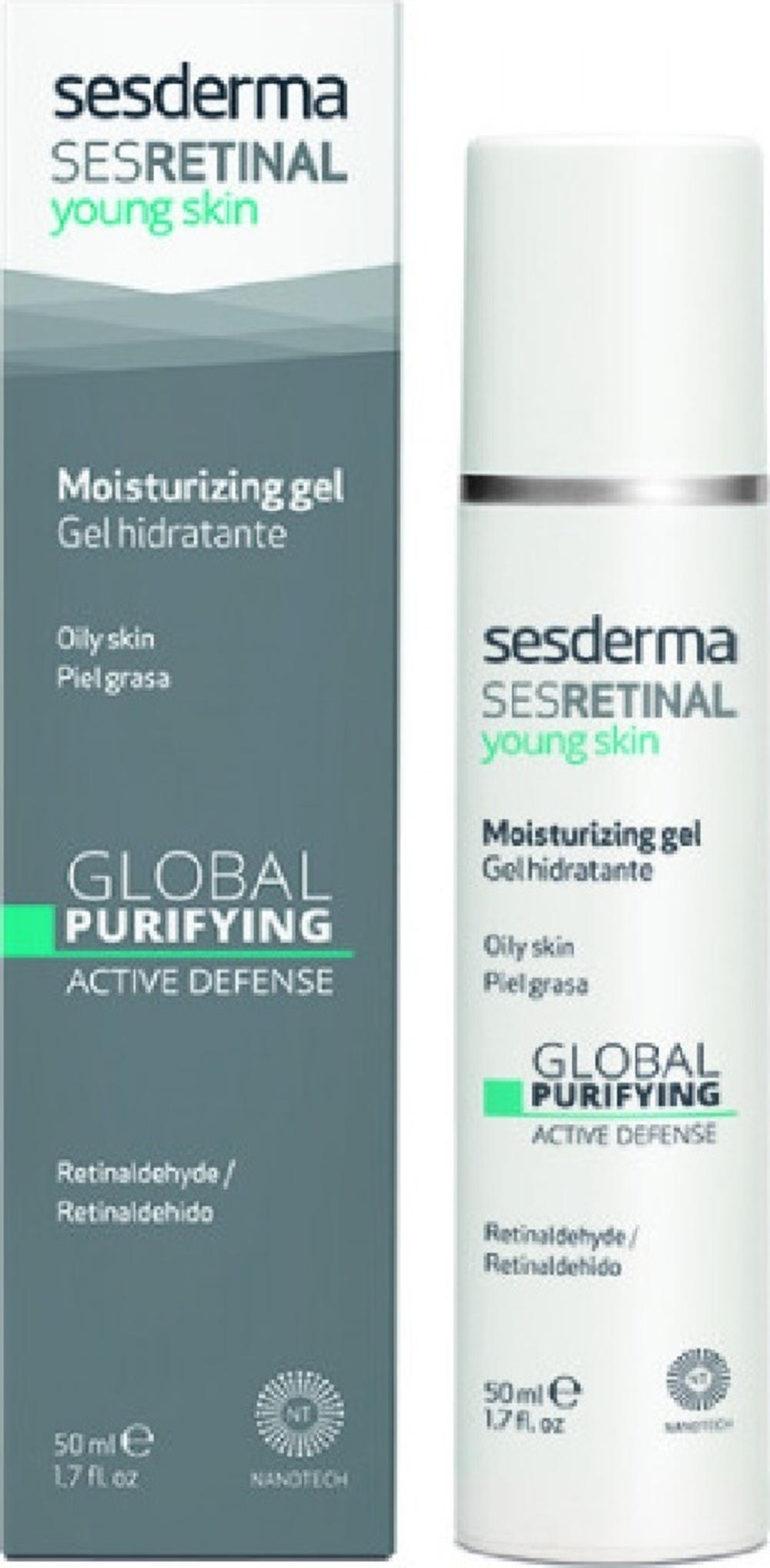 Sesderma SESRETINAL YOUNG SKIN Moisturizing Gel PLUS - Гель для лица увлажняющий для молодой кожи, 30 мл