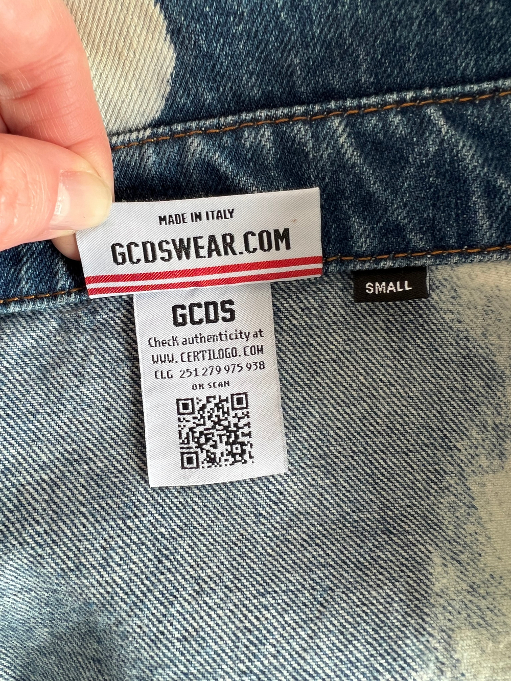 Джинсовая куртка рубашка GCDS, m